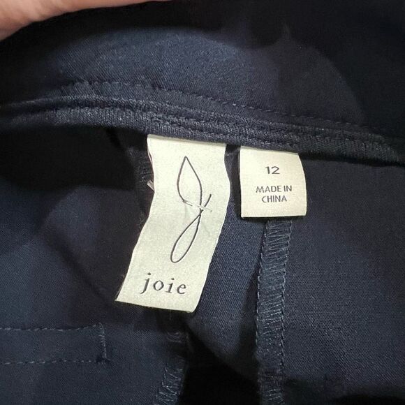 Joie Lavelle Navy Blue Wide Career Dress Pants Sz 12 Women’s - Picture 4 of 10